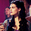 deathsmajesty: Katie McGrath as Morgana from BBC's Merlin (Looking - Sideways Attention Wine)