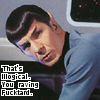 jamoche: Spock: That's illogical, you raving fucktard (Spock logic fail)