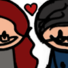 ext_100881: Laura Roslin and Bill Adama, cartoon style. (Default)