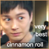 amedia: Young man (Guo Changcheng) looking wide-eyed with the caption VERY BEST CINNAMON ROLL (Guardian: Guo 2)