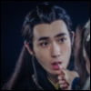 lunarriviera: little ghost king fellates his first lollipop (it's shen wei's turn)