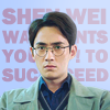 lunarriviera: professor shen wei looking stern with the caption sw wants you to succeed (prof shen)