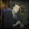 oneill: Baccano! - Keith Gandor pensively shuffles a deck of cards (Keith)