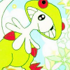mikogalatea: Breloom from Pokémon, cutely walking along. ([Pokémon] Breloom)
