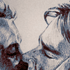 phinnia: house and wilson kissing (original pic by elicia8) (house/house-wilson kissing)