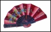 shipperslist: a traditional, purple hand fan with flowers and a text "true love" embroidered on it (FANdom)