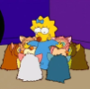 neotula: maggie simpson surrounded by angry furbies (maggie)