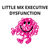 obstinatecondolement: The character Mr. Messy from the Mr. Men books against a white background, similar to the cover of a Mr. Men or Little Miss book. The image is captioned, "Little Mx Executive Dysfunction." (little mx executive dysfunction)