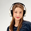 bluedreaming: Yunjin (Le Sserafim) with headphones (kpop - yunjin with headphones)
