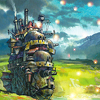 seleneheart: the castle from How's Moving Castle sitting beside a lake (Moving Castle)