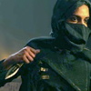 musesfool: inej with a knife (both have sharp teeth)