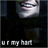 anatsuno: Engrish subtitle on a SPN cap: "U R my heart" and Sam Winchester's toothy smile (HART)