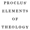 sdi: Photograph of the title page of Proclus' "Elements of Theology." (elements of theology)