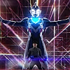 akinoame: Ultraman Zett standing behind Haruki asking him to chant his name, from transformation sequence (Chant My Name)
