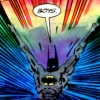 princesscabbage: an image of Batman holding his cape up very dramatically, saying "Boys." with a radiating rainbow background (pic#16418707)