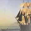sanguinity: HMS Lydia under tow from the 1951 Hornblower film (Hornblower - Lydia)