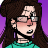 vintagehardmedia: (half bun-- pointed)