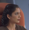 independence1776: Depa Billaba sitting in her Jedi Council chair with an unimpressed expression (TPM Depa Billaba)