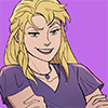 havendale: Stephanie Brown on a purple background. (WFA: Stephanie Brown)