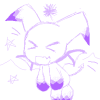 realachao: Simple, purple oekaki drawing of a Dark Fly type Chao from the Sonic Adventure series. (chao, chao garden, dark fly chao)
