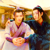 zdenka: The Untamed. WWX putting his arm around grumpysad JC. (the untamed)