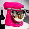 everythingiam: Pink kitchen aid mixer (drool, please!) (BAKER :: mixer)