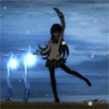 roseisrain: Homura dancing/spinning by herself somewhat unsettlingly. (Let's dancing!)