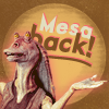 luminousdaze: Jar Jar Binks, "Mesa back!" [by fuesch] (Star Wars prequels)
