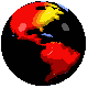 girldickconniseur: A spinning gif of an anarchy symbol (gif, icon, moving)