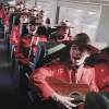 green_idylls: a train full of singing mounties (mounties)