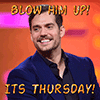 devinwolfi: blowing him up thursday (thursday)
