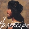 isabel_lunnen: portrait of cèsar de borja (cesare borgia); text: il principe (cèsar (il principe))