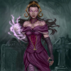 deathsmajesty: Art: Liliana Vess by Rookheart Graves (Magic - Graveyard)