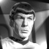 tigerlily: black and white Spock (black and white Spock)