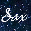 saxbrightwell: the name Sax against a starry background (stars)