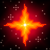 galaxyofroses: Digital art of red star (Red pulsar)