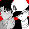 blackcatofmisery: Heiji and Shinichi from Gosho Aoyama's Detective Conan (mystery twins)