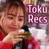 tokurecs: Flint from Zenkaiger holding Mochi and smiling, text in the upper right corner says Toku Recs (TokuRecs)