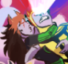 anxious_songbird: Disciple is holding Psiioniic back from behind while Psiioniic is blasting lasers from his eyes (DisciPsii)