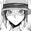 seerofrage: Akutagawa with a straw hat on, from BEAST (BEAST!Akutagawa)