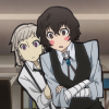 seerofrage: Dazai and Atsushi looking at something (Dazatsu)