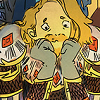 likemybooks: Taryon watching something with his hands to his face. (worried)