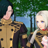 sarajayechan: Hubert reassuring Edelgard she's never alone as long as she has him ([FE3H] Edelgard/Hubert)
