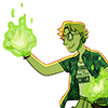 overnightoaks: (green flame smile)