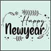 ninetydegrees: Text: Happy New Year (new year)