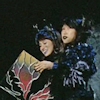 sarajayechan: Night and Mare looking through a mysterious book of flashbacks ([Magiranger] Night and Mare)