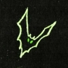 here_be_bec: stylised drawing of a bat in flight (Default)