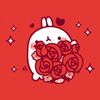 adore: (molang roses)