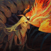 sheliak: Lovataar, a being with the upper body of a beautiful woman and the lower body of a monstrous insect, has a vision of her dead lover Ion. (scp)