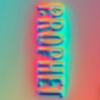 rydra_wong: The UK cover of "Prophet" by Blaché and Macdonald, showing the title written vertically in iridescent colours (prophet)